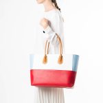 COLOR-BLOCK MAXI TOTE