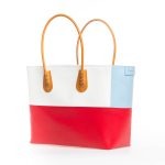 COLOR-BLOCK MAXI TOTE