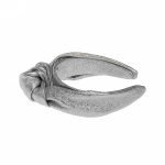 KNOT HEADBAND IN METALLIC LEATHER