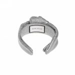 KNOT HEADBAND IN METALLIC LEATHER
