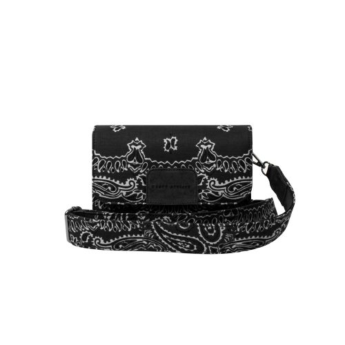 COLETTE IN BANDANA PRINT & SUEDE LEATHER