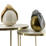 KNOT HEADBAND IN METALLIC LEATHER